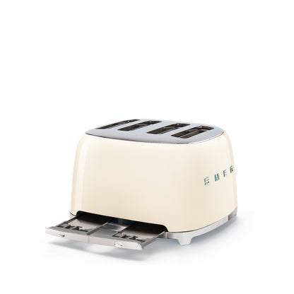 Smeg - Toaster 4 Slice Cream (TSF03CREU)
