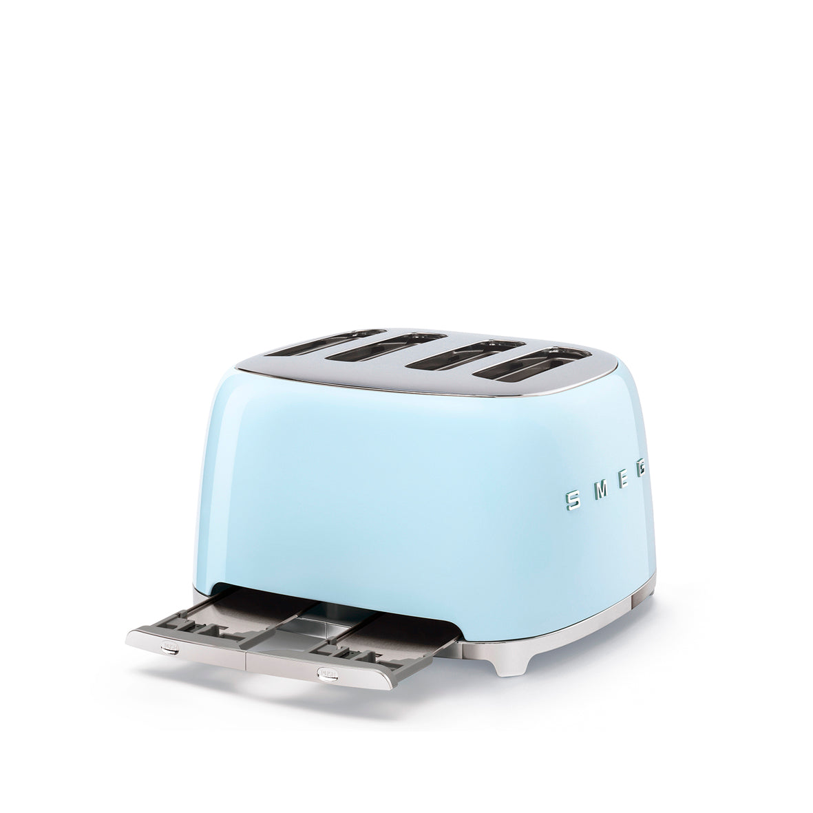 Smeg - Toaster 4 Slice Pastel Blue (TSF03PBEU)
