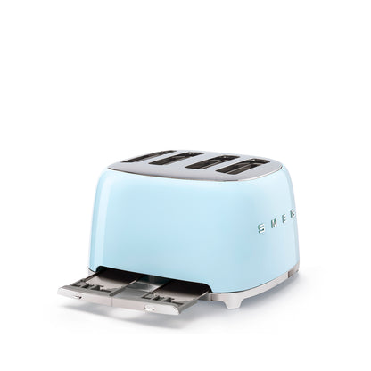 Smeg - Toaster 4 Slice Pastel Blue (TSF03PBEU)