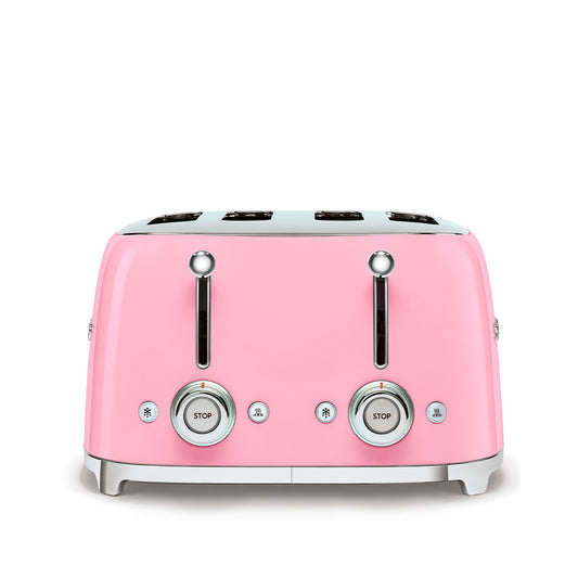 Smeg - Toaster 4 Slice Pink (TSF03PKEU)