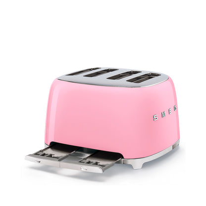 Smeg - Toaster 4 Slice Pink (TSF03PKEU)