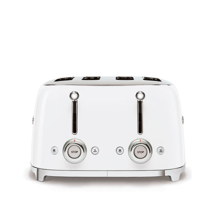 Smeg - Toaster 4 Slice White (TSF03WHEU)