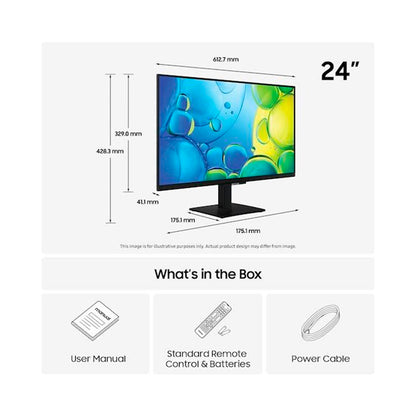 Samsung - 24" Full HD Smart TV (TU24F6005FK)