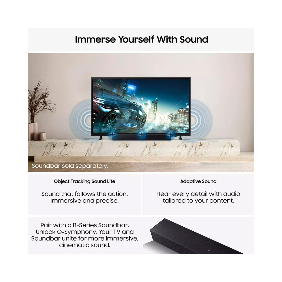 Samsung - 24" Full HD Smart TV (TU24F6005FK)