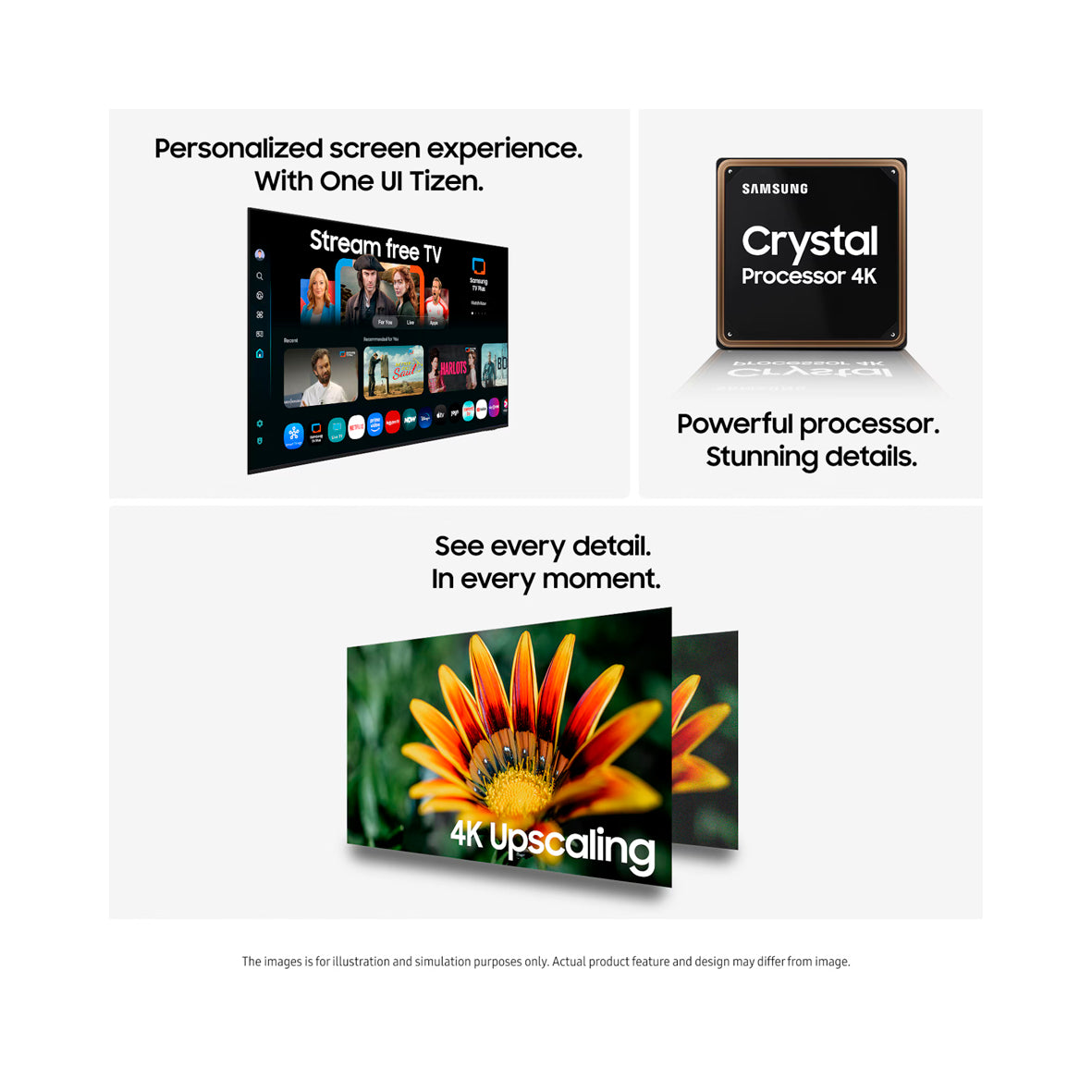 Samsung - 65'' Crystal UHD 4K (TU65U7025F)