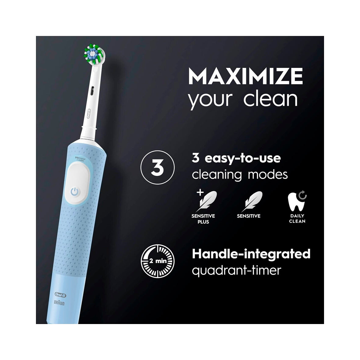 Braun Oral-B - Toothbrush Vitality Pro Blue VITALITY-PRO-AZ