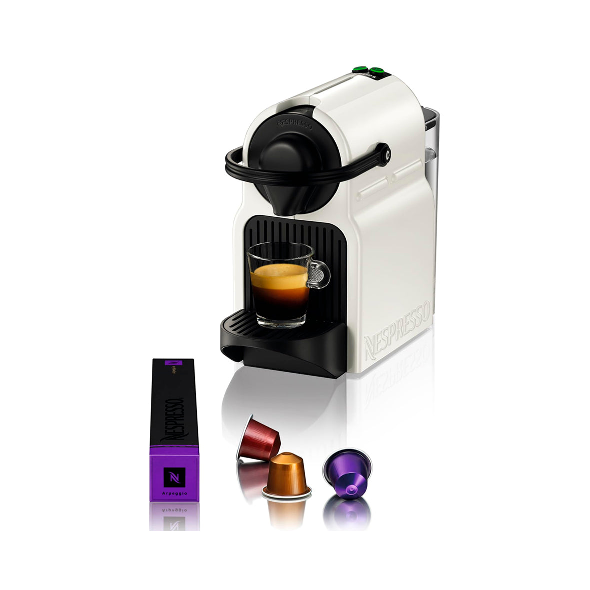 Nespresso - Krups Coffee Pod Machine White (XN100110)