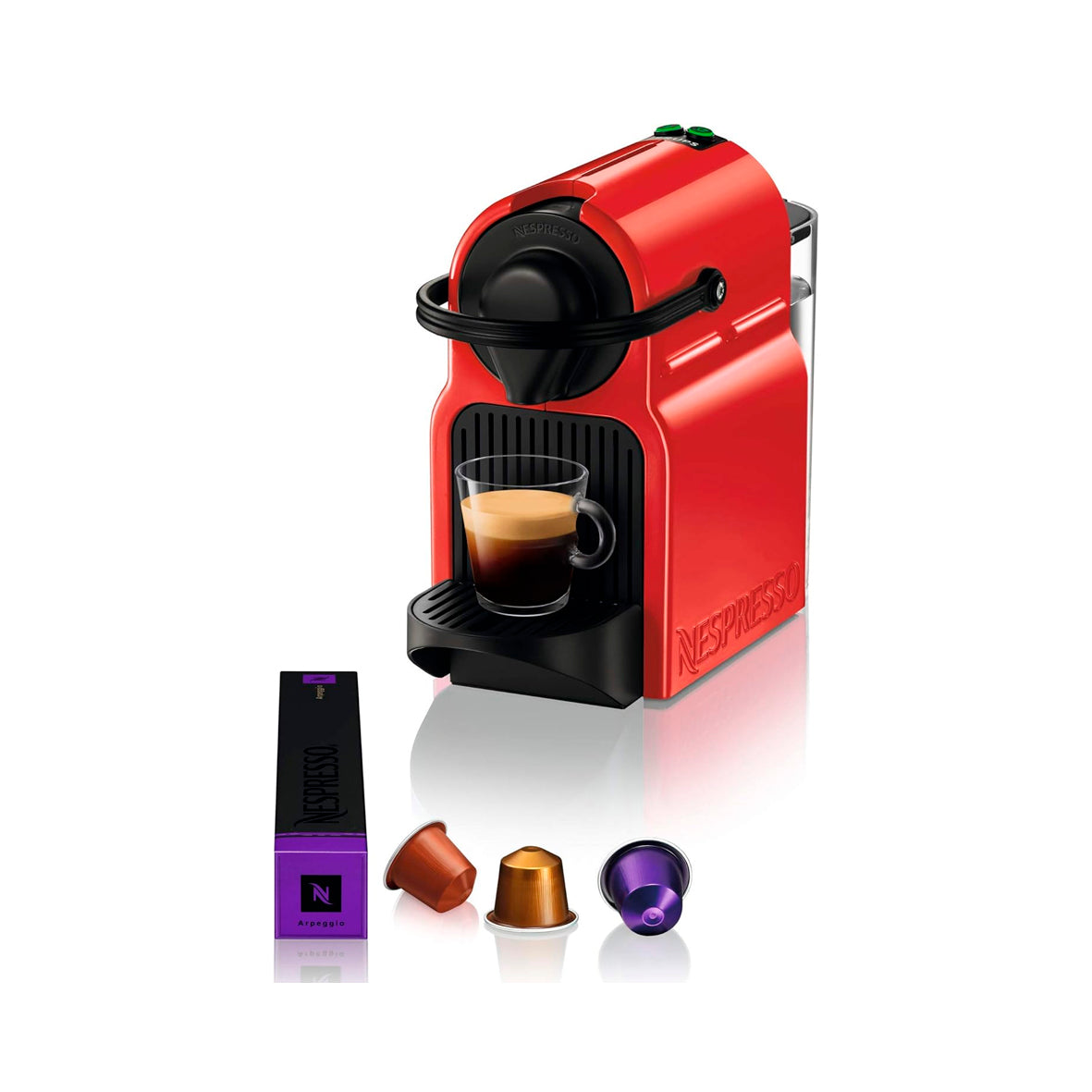 Nespresso - Krups Coffee Pod Machine Red (XN1005PR6)